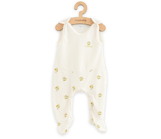 Kojenecké dupačky z organické bavlny New Baby Olivy, Béžová 62 (3-6m)