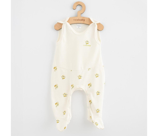 Kojenecké dupačky z organické bavlny New Baby Olivy, Béžová 80 (9-12m)