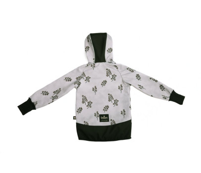 Dětská Soft bunda Grey Blooms