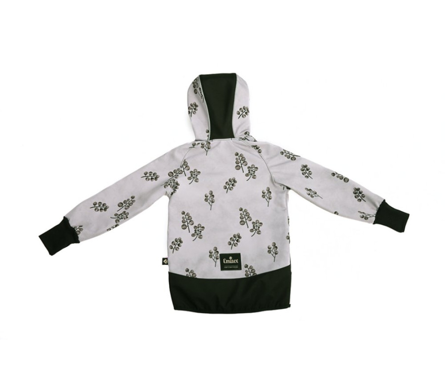 Dětská Soft bunda Grey Blooms