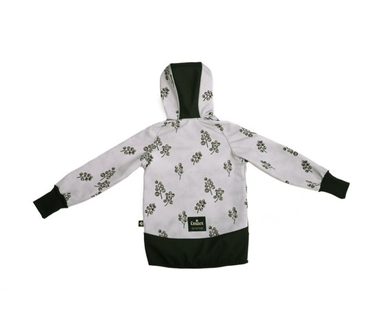 Dětská Soft bunda Grey Blooms