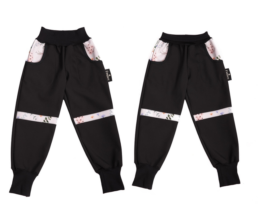 Dětské Soft kalhoty Forest Blossom