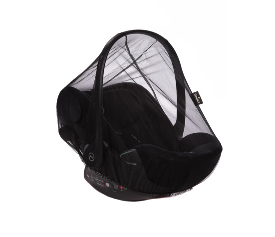 Síť proti hmyzu na autosedačku černá