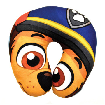 Dětský cestovní polštářek Paw Patrol do auta – opěrka hlavy, modrý