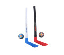 Hokejka 2ks s pukem 2ks plast 60cm v síťce