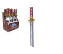 Meč katana pěnový měkký 54cm 12ks v boxu