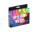 Křídy barevné chodníkové fluo 6ks v krabičce 14x13,5cm