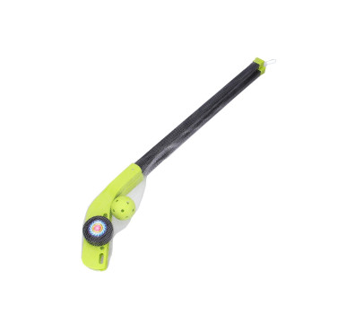 Hokejka pozemní 2ks plast 83cm + florbalový míček +plastový puk v síťce