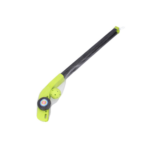 Hokejka pozemní 2ks plast 83cm + florbalový míček +plastový puk v síťce