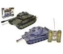 Tank RC 2ks 36cm+dobíjecí pack tanková bitva 27MHZ a 40MHz se zvukem se světlem v krabici