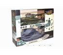 Tank RC 2ks 36cm+dobíjecí pack tanková bitva 27MHZ a 40MHz se zvukem se světlem v krabici