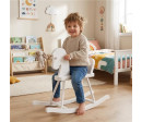 Dřevěný houpací koník pro děti Baby Mix bílý, Bílá Dřevěný houpací koník pro děti Baby Mix bílý, Bílá