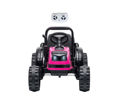 Elektrický traktor s vlečkou Milly Mally Farmer růžový, Růžová
