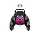 Elektrický traktor s vlečkou Milly Mally Farmer růžový, Růžová