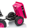 Elektrický traktor s vlečkou Milly Mally Farmer růžový, Růžová Elektrický traktor s vlečkou Milly Mally Farmer růžový, Růžová