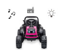 Elektrický traktor s vlečkou Milly Mally Farmer růžový, Růžová Elektrický traktor s vlečkou Milly Mally Farmer růžový, Růžová