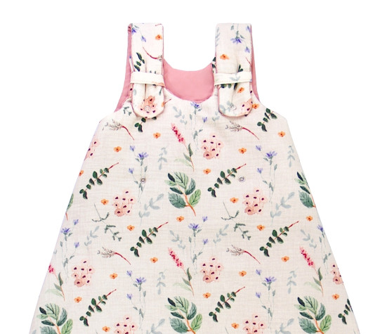 Rostoucí spací pytel mušelín Forest Blossom