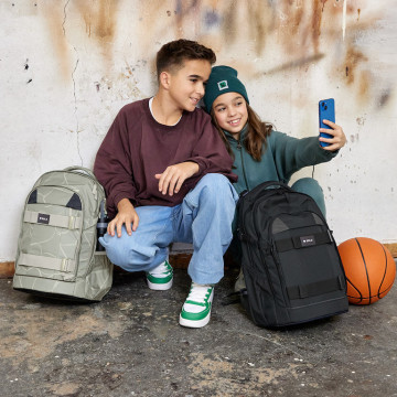 LÄSSIG School Backpack Origin Bold black