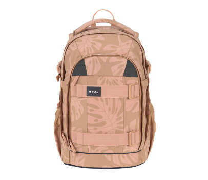 LÄSSIG School Backpack Origin Bold leaves caramel