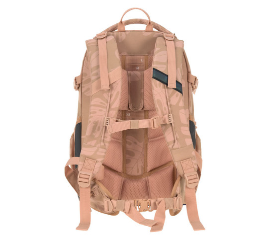 LÄSSIG School Backpack Origin Bold leaves caramel