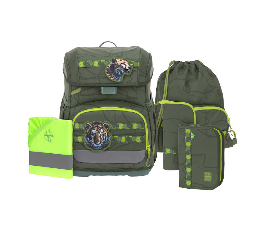 LÄSSIG School Set Light Unique jungle green