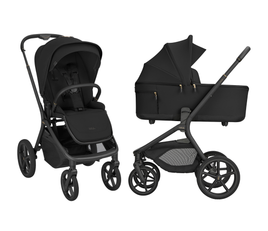 Kočárek 2v1 Goya Platinum Black