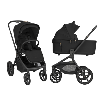Kočárek 2v1 Goya Platinum Black