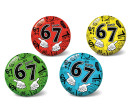 Míč 67/six seven nafouknutý 23 cm 4 barvy