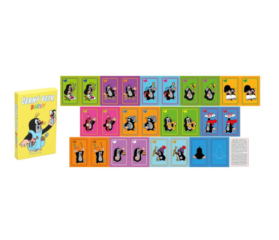 Černý Petr Krtek - barvy