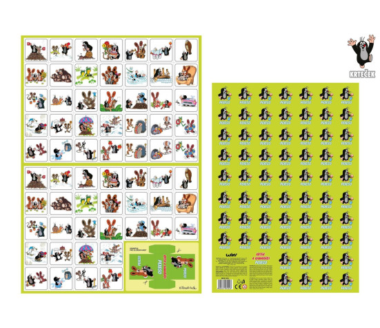 Pexeso Krtek a kamarádi