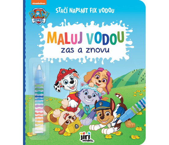 Knížka Maluj vodou zas a znovu Tlapková patrola/Paw patrol