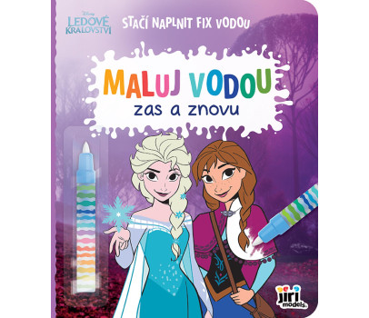 Knížka Maluj vodou zas a znovu Ledové království/Frozen