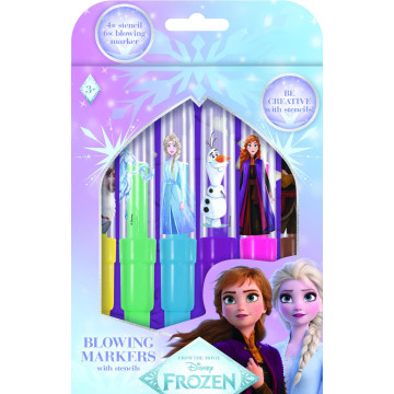 Foukací fixy 6ks Ledové království/Frozen