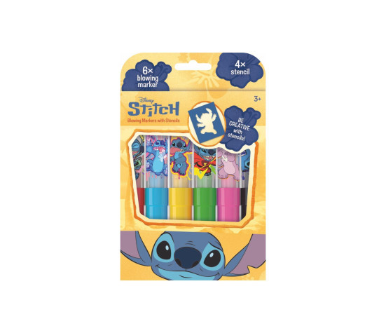 Foukací fixy 6ks Lilo & Stitch