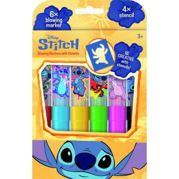 Foukací fixy 6ks Lilo & Stitch