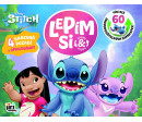 Sešit Lepím si znovu a znovu Lilo & Stitch se samolepkami a omalovánkami