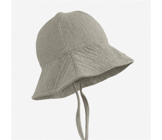 Kojenecký mušelínový klobouček New Baby linen, Dle obrázku 74 (6-9m)