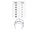 Kojenecký mušelínový klobouček New Baby pink, Růžová 68 (4-6m)