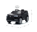 Elektrické autíčko Milly Mally Lexus GX550 black, Černá Elektrické autíčko Milly Mally Lexus GX550 black, Černá