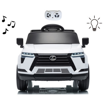 Elektrické autíčko Milly Mally Lexus GX550 white, Bílá