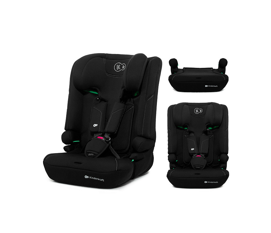 Autosedačka Kinderkraft I-COMFY 3v1 i-Size 76–150 cm (9–36 kg) černá