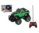 Auto RC Off-Road terénní plast 14cm na baterie 27MHz 2 barvy v krabičce 16x12x10cm