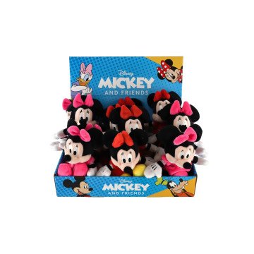 Minnie Mouse plyšová 2 barvy 12ks v boxu