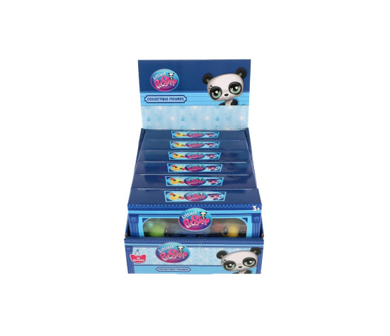 Figurka 3ks Littlest Pet Shop gumovací v krabičce 6ks v boxu