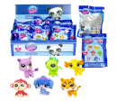 Figurka Littlest Pet Shop gumovací mix druhů v sáčku 24ks v boxu