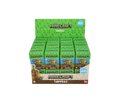 Figurka Minecraft 3D Toppeez mix druhů v krabičce 24ks v boxu