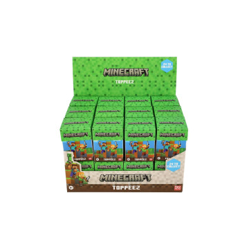 Figurka Minecraft 3D Toppeez mix druhů v krabičce 24ks v boxu