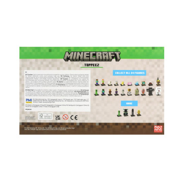 Figurka Minecraft 3D Toppeez mix druhů v krabičce 24ks v boxu