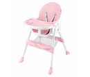 Jídelní židlička Baby Mix Nora dusty pink, Růžová