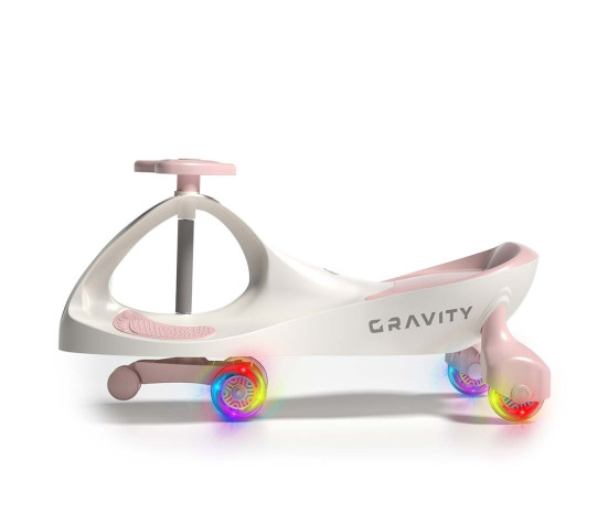 Dětské gravitační odrážedlo Gravity Milly Mally cream pink, Růžová